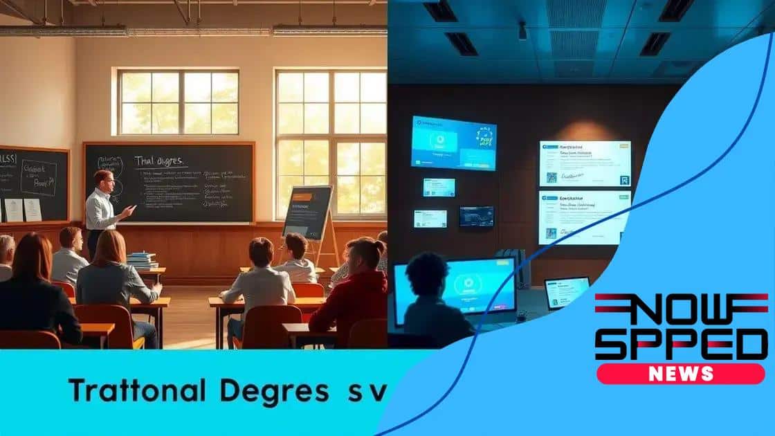 How micro-credentials differ from traditional degrees
