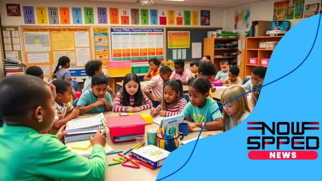 Interactive activities for middle school students