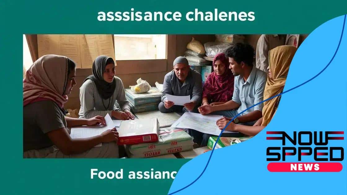 Challenges faced by food assistance programs